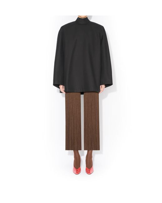 Alaïa Blue Alaïa Poplin Reverse Jacket