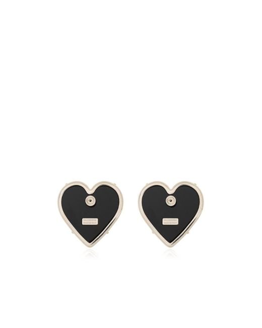 Balenciaga Multicolor Bb Logo Embellished Earrings