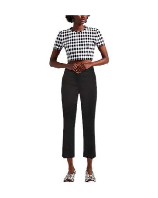 Sportmax Black Straight-Leg Casual Pants