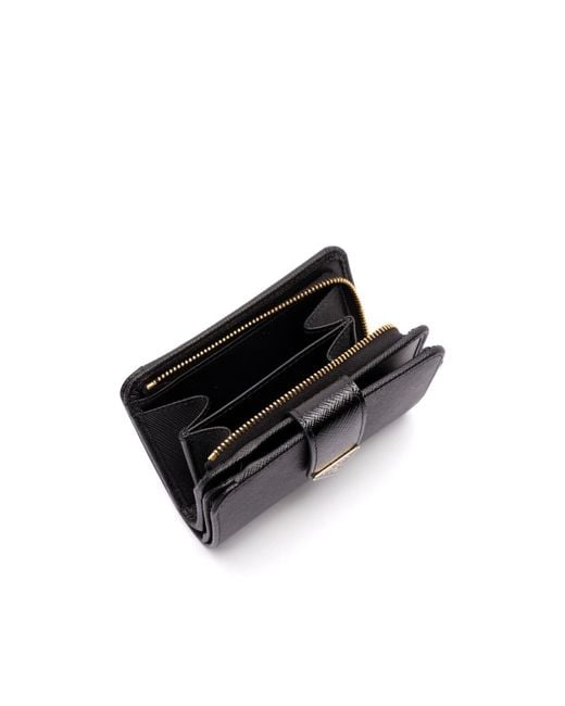 Prada Black Snap Wallet