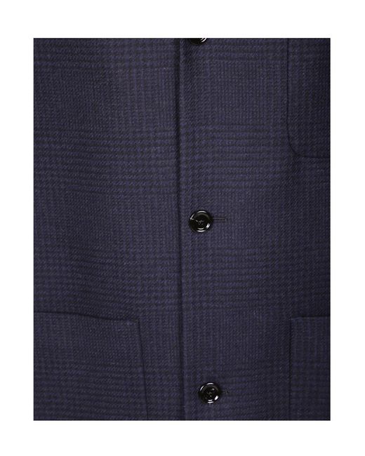 Lardini Blue Long-Sleeve Jacket for men