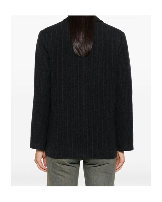 Isabel Marant Black Isabel Marant Étoile Charlyne Pinstriped Blazer