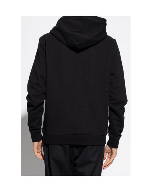 AllSaints Black Signature Embroidered Sweater for men