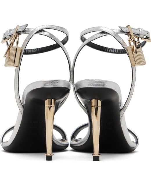 Tom Ford White Pointed-Toe Open-Toe Sandals