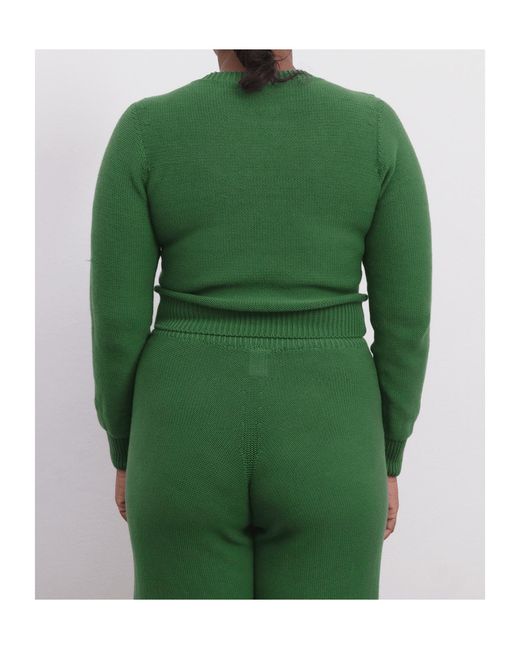 Baserange Green Long Sleeve Sweater