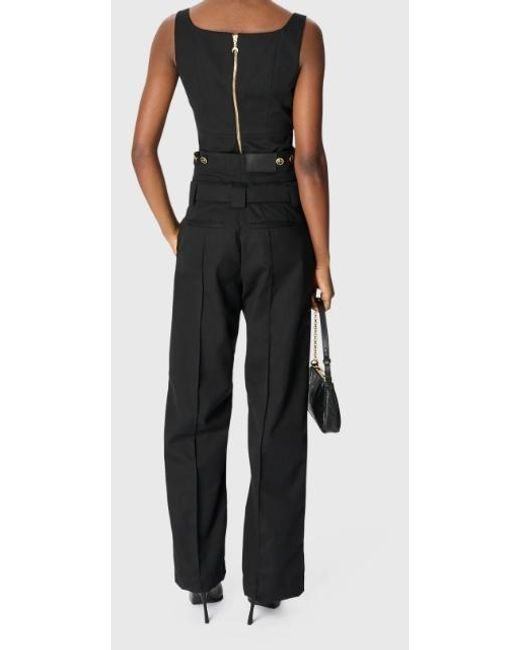 MARINE SERRE Black Square-Necked Vest