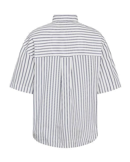 AMI White Short-Sleeve Shirt for men