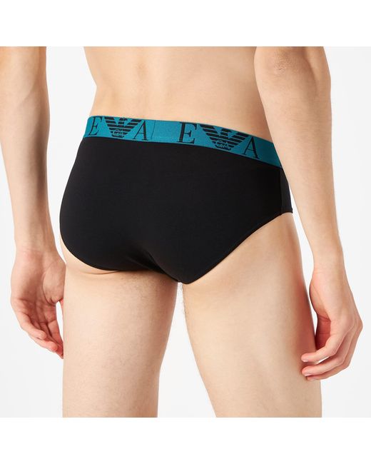 Emporio Armani Blue Logo Underwear for men