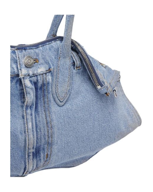 McQueen Blue Manta Bag