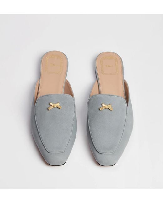 Dior White Baby Bow Mule