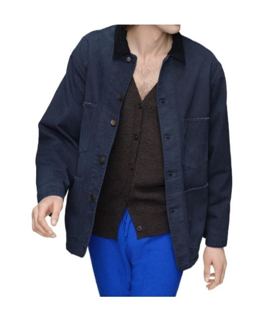 Maison Margiela Blue Denim Jacket for men