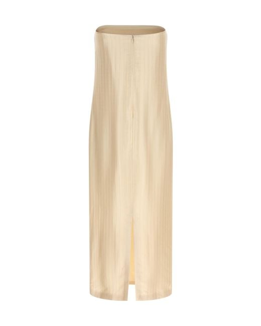 Loulou de Saison Natural Off Shoulder Dress