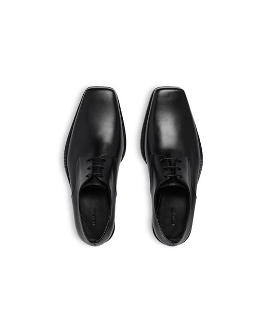 Balenciaga Black Concorde Derby Shoes for men