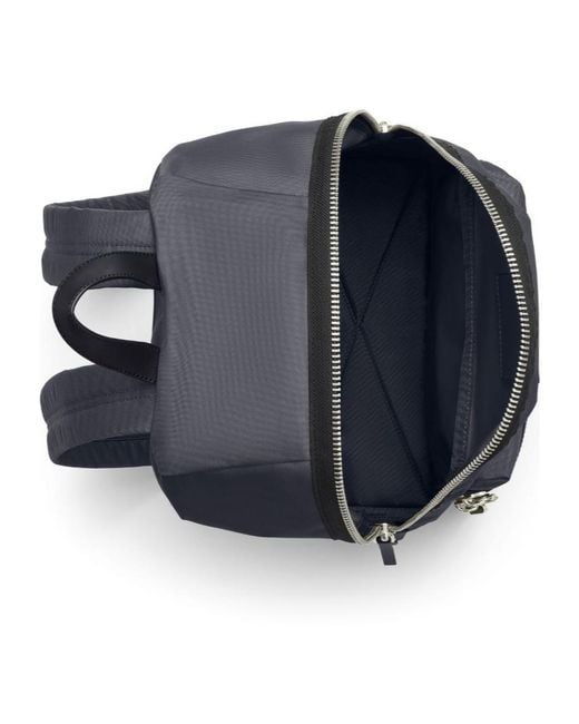 Marc Jacobs Black The Biker Logo-Patch Zipped Large Backpack