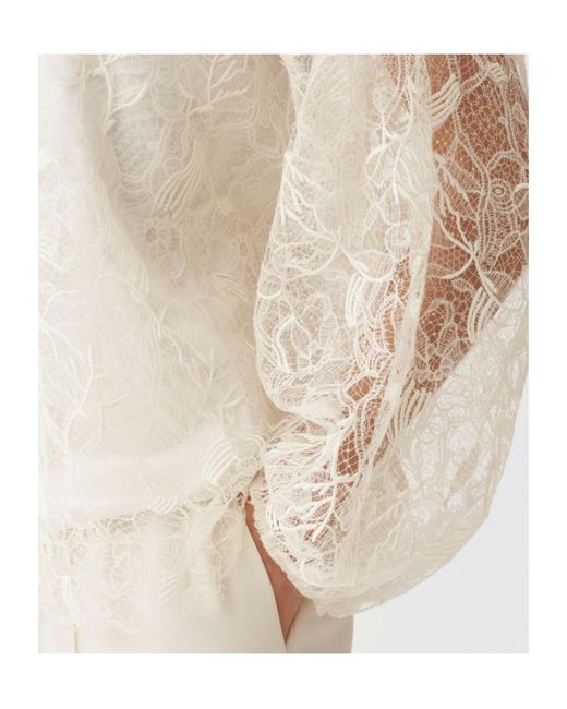 Fabiana Filippi Natural Long-Sleeved T-Shirt