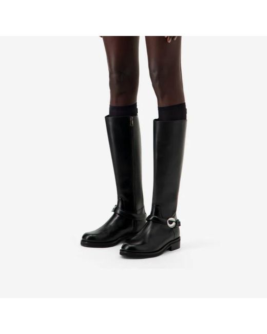 Coperni Black Belt Cavalier Boots