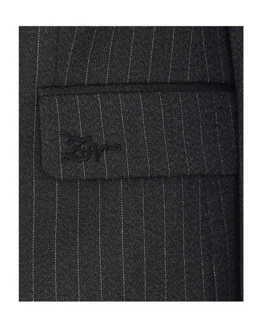 Zadig & Voltaire Black Striped Blazer