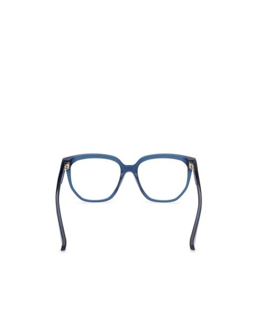 Max Mara White Square Frame Glasses