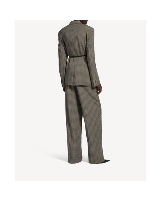 Balenciaga Gray Wrap Tailored Jacket