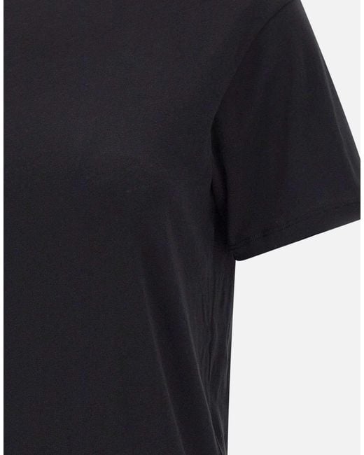 Entire studios Black Mini Crew-Neck T-Shirt for men
