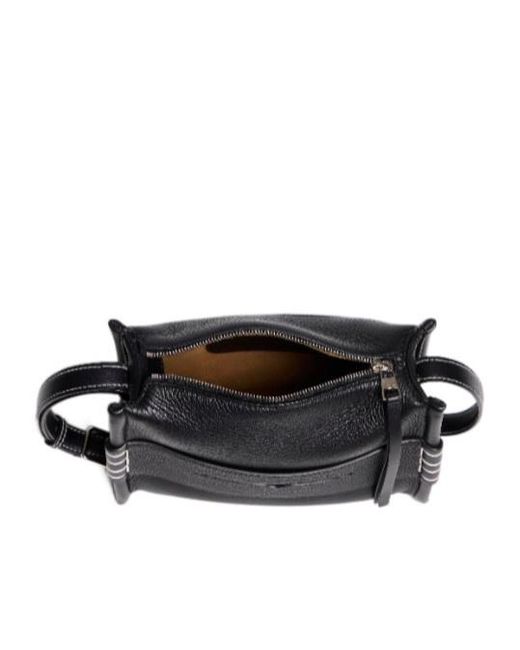 J.W. Anderson Black Small Messenger Loafer Bag