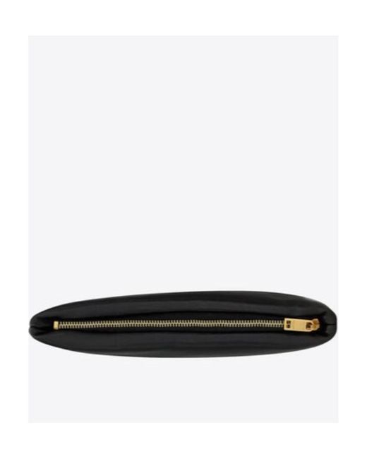 Saint Laurent Black Calypso Small Pouch