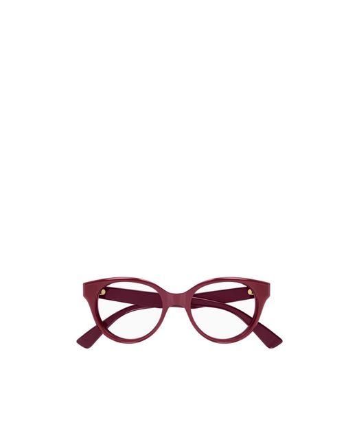 Gucci White Eyewear Panthos Frame Glasses