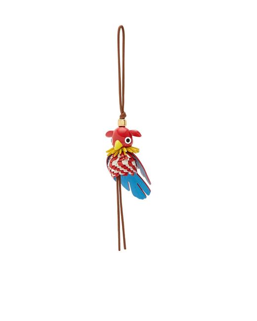 Loewe White Parrot Puzz Charm for men