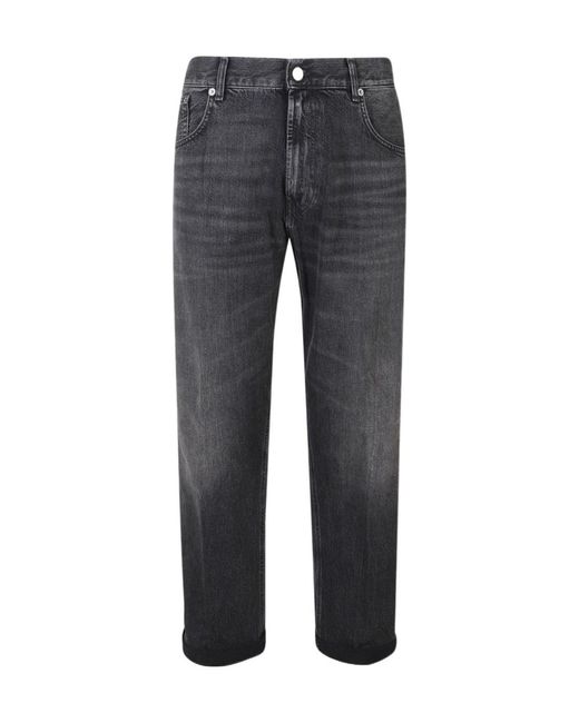Dondup Gray Ervin Five-Pocket Jeans for men