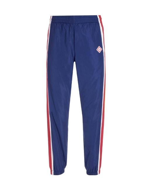 Casablanca Blue Logo Sweatpants for men