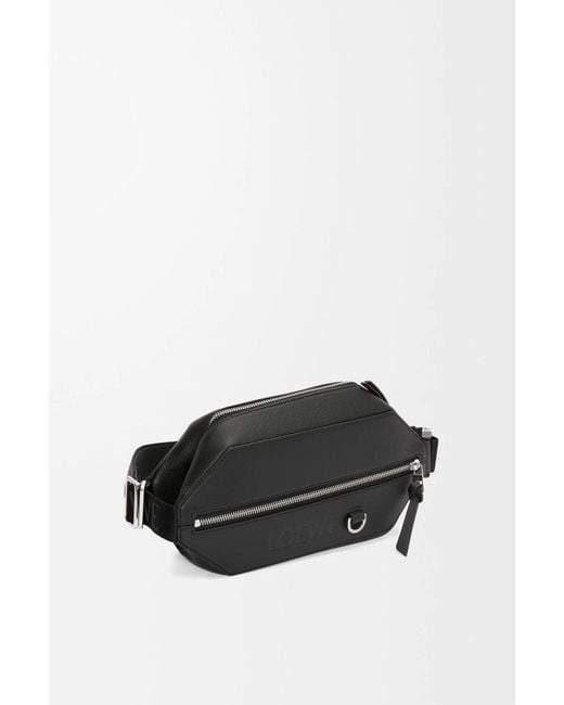 Loewe Black Convertible Chest Bag for men