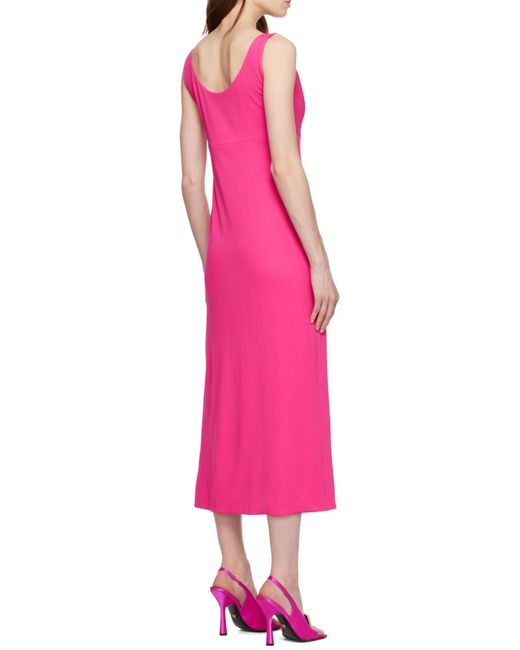Versace Pink Chic Long Dress