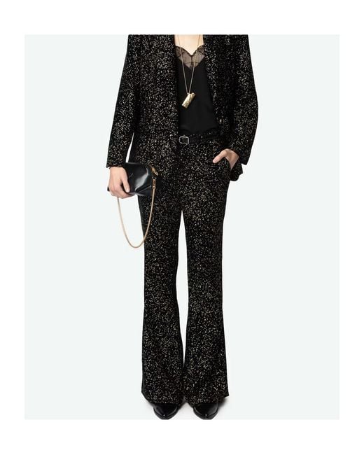 Zadig & Voltaire Black Prevy Trousers