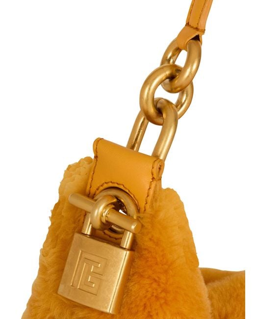 Balmain Orange Medium Sync Bag
