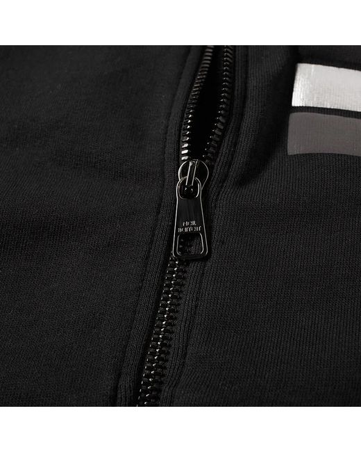 Neil Barrett Black Long-Sleeved Zipper Casual Jacket for men