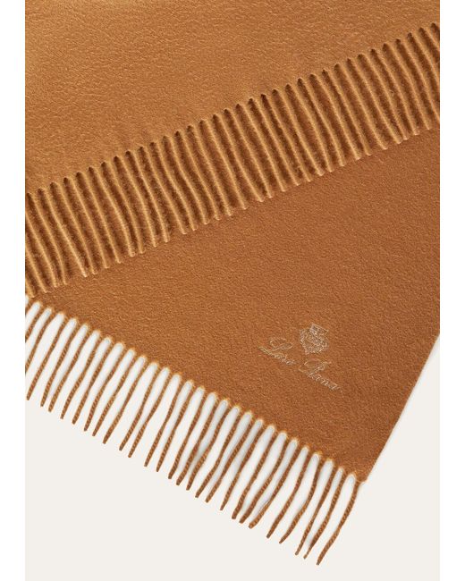 Loro Piana Brown Unito Blanket for men