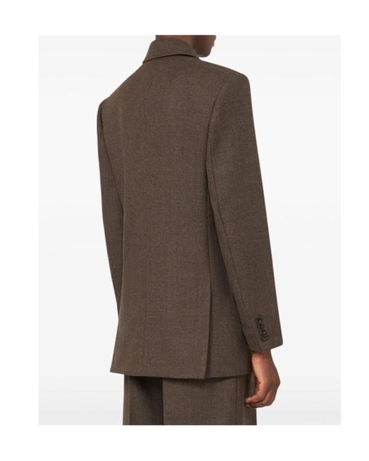 Max Mara Brown Long-Sleeve Blazer