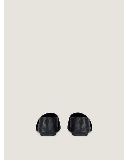 Givenchy Black Sliced Square Ballet Flats