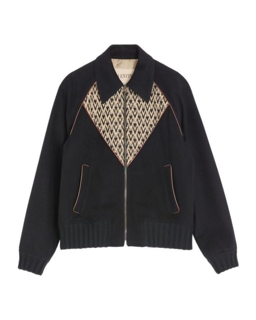 Valentino Black Bomber Jacket for men