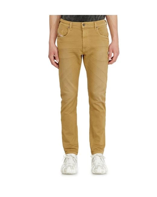 DIESEL Natural D-Krooley-Bw Joggjeans Tapered Jeans for men