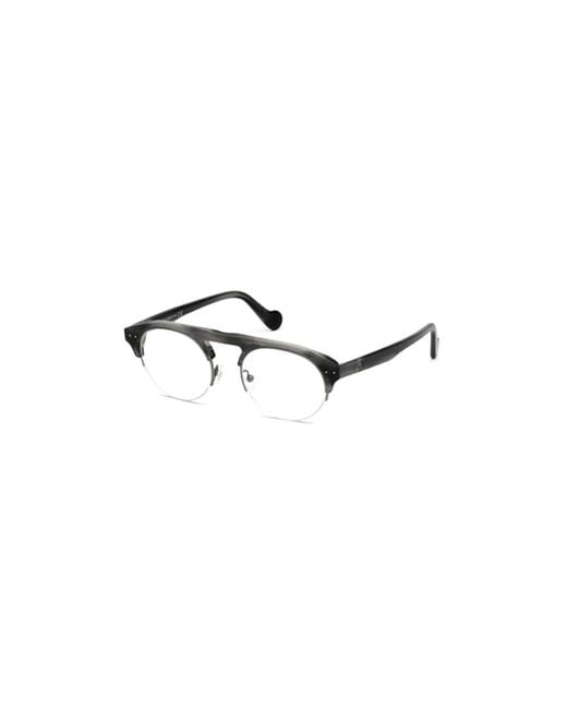 Moncler Multicolor Eyewear Round Frame Glasses for men