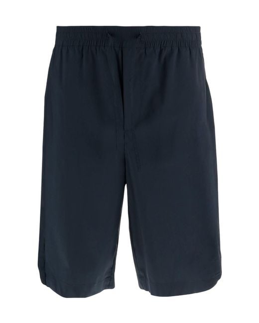 DARKPARK Blue Drawstring Straight-Leg Shorts for men
