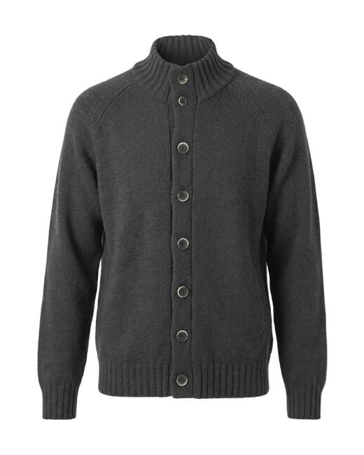 Altea Gray Long-Sleeve Cardigan for men