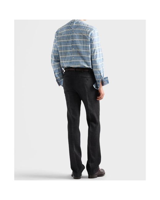 Prada Black Wool Pants for men