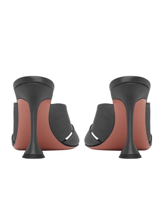 AMINA MUADDI Brown Salma 95 High-Heeled Sandals