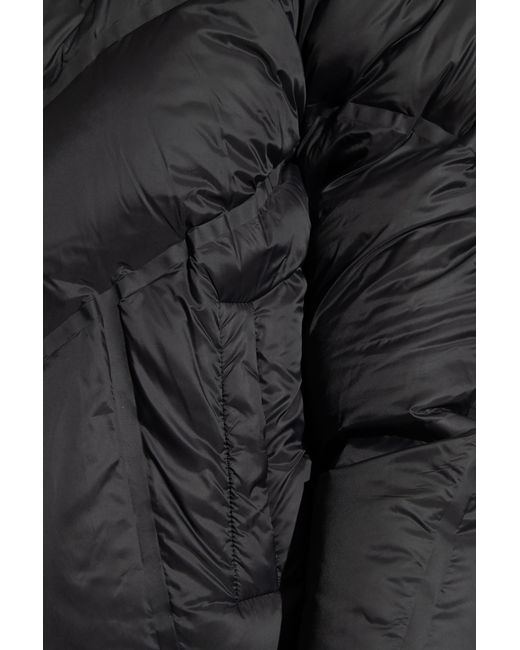 Khrisjoy Black Hooded Padded Jacket for men