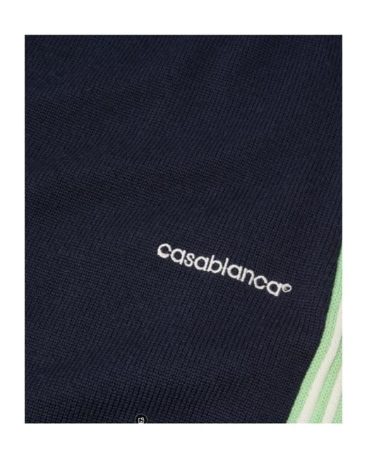 Casablanca Blue Side Striped Track Pants for men