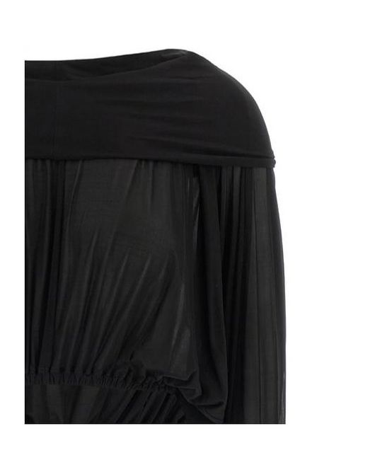 Rick Owens Black Crop Blouse