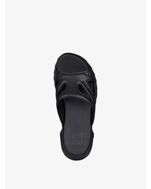 Givenchy Black Marshmallow Sandals for men