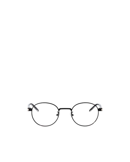 Saint Laurent White Round-Frame Glasses for men